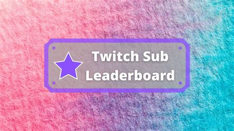 twitchtracker sub|twitch sub leaderboards.